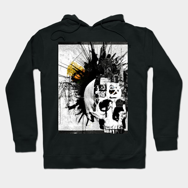 Skullsunset Hoodie by Farbitroid